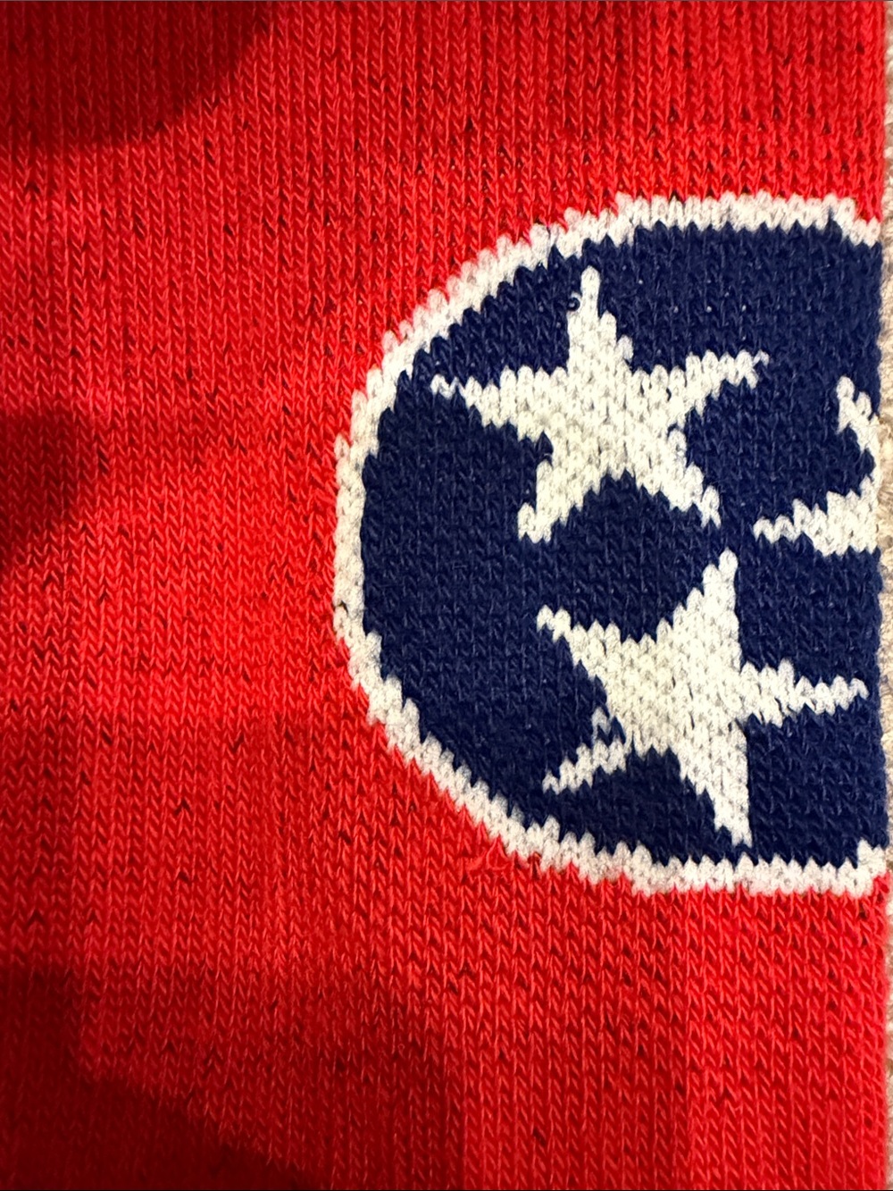 NFL Tennessee Titans Navy, Red & Light Blue Crew Socks- Size Large - Picture 4 of 6